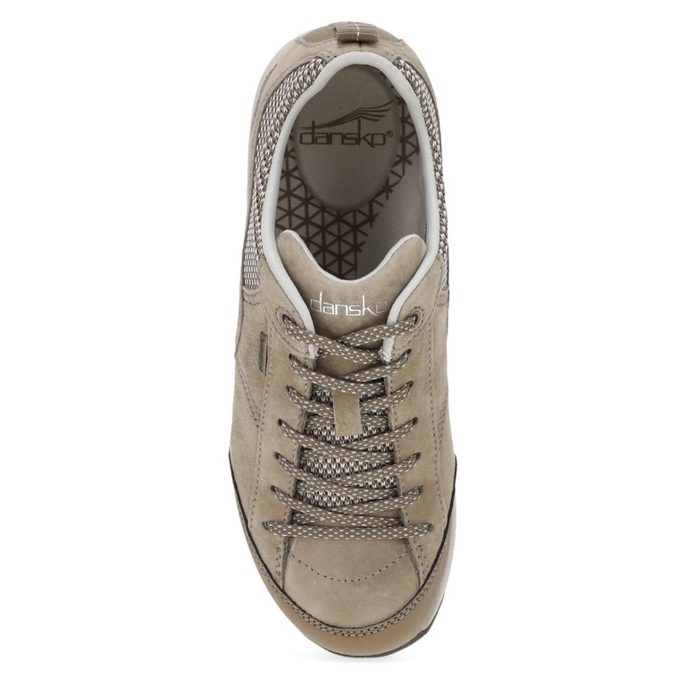 Dansko Beige Lace-Up Sneakers